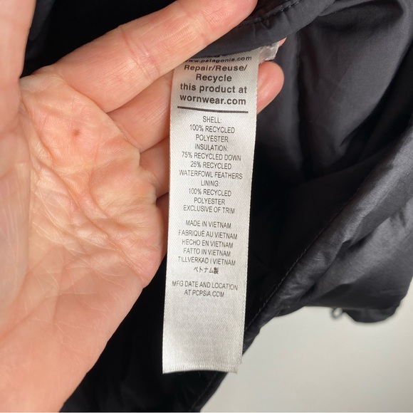 Patagonia Men's Tres 3-in-1 Shell Parka Down Jacket ONLY SzL Black - Picture 2 of 6